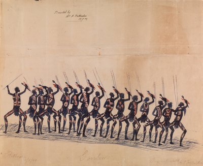 Corroboree en Rutherglen de Tommy McRae